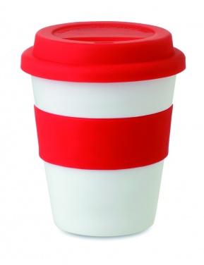 Logo trade advertising products picture of: PP tumbler with silicone lid
