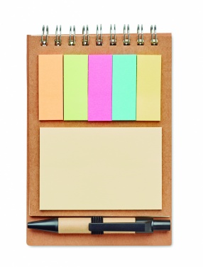 Logotrade promotional product picture of: Notepad with pen and memo pad