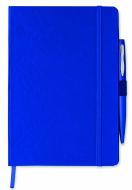 Logo trade promotional giveaways picture of: A5 notebook with pen 72 lined