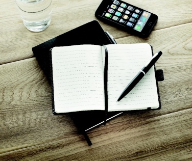 Logotrade advertising product picture of: A6 notebook with pen 72 lined