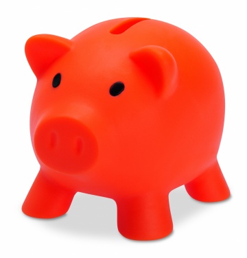 Logo trade corporate gifts image of: Piggy bank