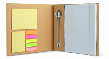Logo trade corporate gifts picture of: Notebook with memo set and pen