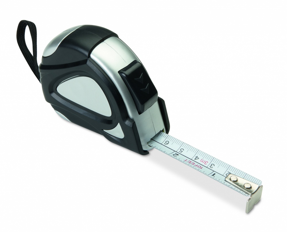 Logo trade promotional giveaway photo of: Measuring tape 3m