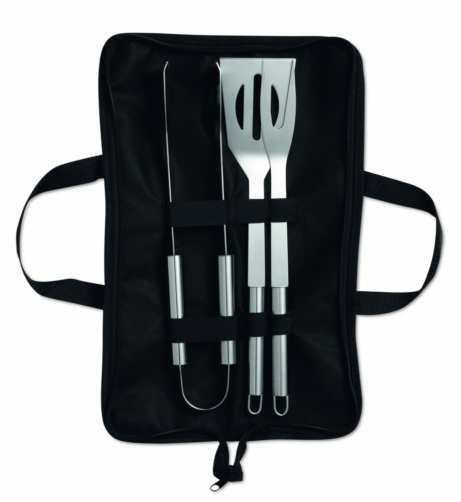 Logo trade promotional products picture of: 3 Barbecue tools in pouch