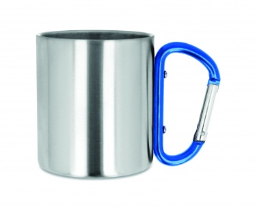 Logo trade promotional merchandise photo of: Metal mug & carabiner handle
