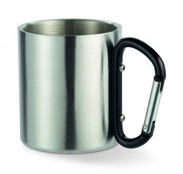 Logotrade business gift image of: Metal mug & carabiner handle