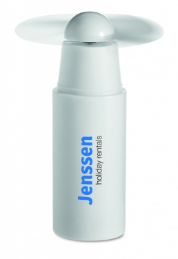 Logo trade promotional giveaways image of: Mini fan