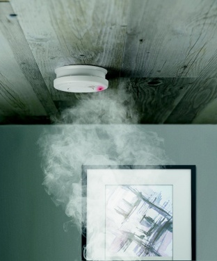 Logo trade promotional giveaways image of: Smoke detector