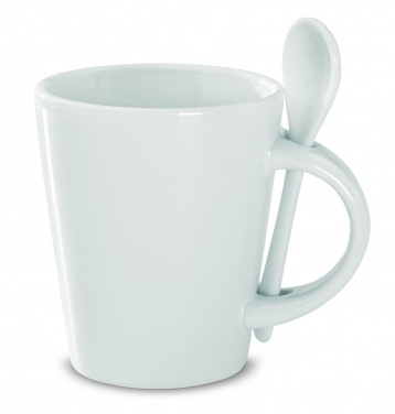 Logo trade promotional merchandise image of: Sublimation mug with spoon