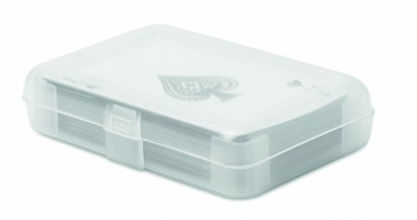 Logotrade promotional item image of: Playing cards in pp case