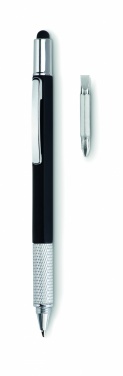 Logo trade promotional merchandise picture of: Spirit level pen with ruler