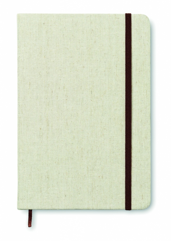 Logo trade promotional merchandise picture of: A5 canvas notebook