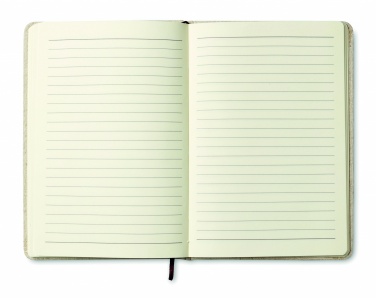 Logotrade corporate gift picture of: A5 canvas notebook