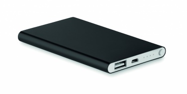 Logo trade promotional item photo of: Flat power bank 4000 mAh