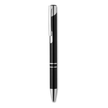 Logotrade promotional giveaway image of: Push button aluminium pen BERN