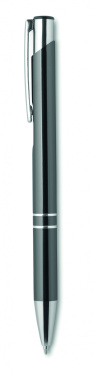 Logotrade promotional giveaway image of: Push button aluminium pen BERN