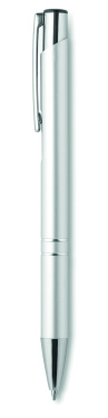 Logo trade promotional items image of: Push button aluminium pen BERN