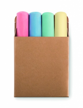 Logo trade promotional giveaway photo of: 4 chalk sticks