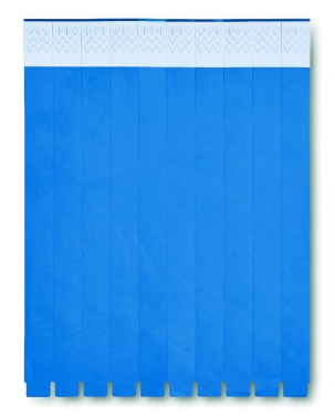 Logotrade promotional product picture of: One sheet of 10 wristbands