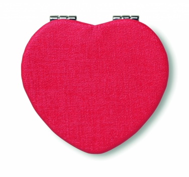 Logo trade promotional gifts picture of: Heart PU mirror