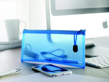 Logo trade promotional giveaway photo of: PVC pencil case