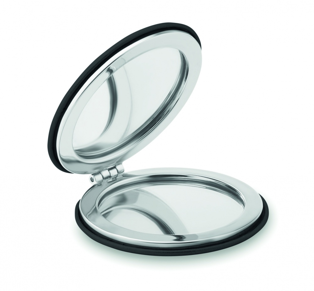 Logo trade corporate gift photo of: Round PU mirror