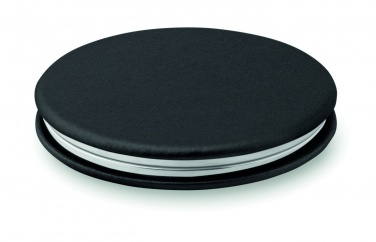 Logo trade business gift photo of: Round PU mirror