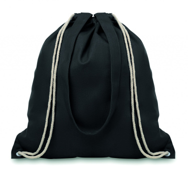 Logo trade promotional items picture of: 220gr/m² canvas 2 function bag