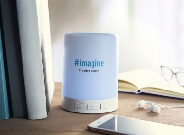 Logo trade business gift photo of: Touch light wireless speaker