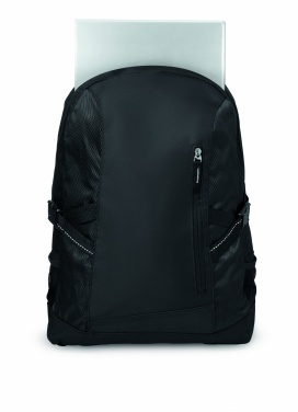Logo trade corporate gifts image of: Polyester laptop backpack