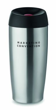 Logo trade promotional giveaways picture of: Double wall travel cup 350 ml