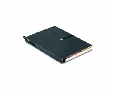 Logo trade promotional item photo of: Notebook w/pen & memo pad
