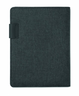 Logotrade promotional giveaway image of: A5 folder with power bank