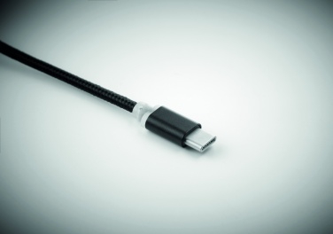 Logo trade promotional giveaways picture of: key ring with USB type C cable Salaspils