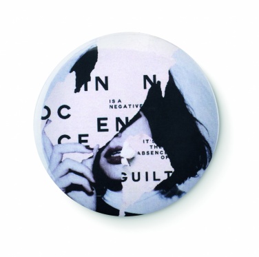 Logo trade promotional giveaways image of: Pin button