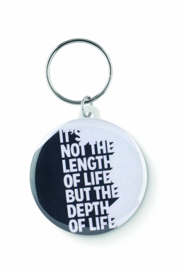Logo trade promotional giveaways picture of: Small pin button key ring Tukums