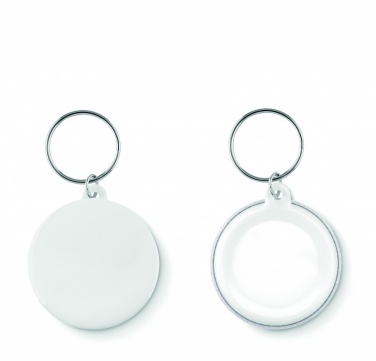 Logotrade promotional merchandise photo of: Small pin button key ring Tukums