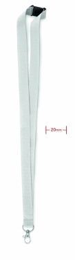 Logo trade corporate gift photo of: Lanyard with metal hook 20 mm