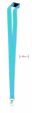 Logotrade promotional product image of: Lanyard with metal hook 20 mm