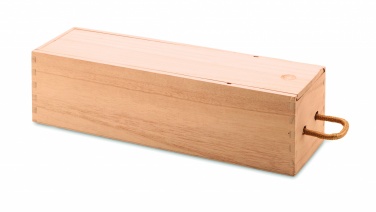 Logo trade promotional products image of: Wooden wine box