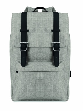 Logo trade promotional gifts picture of: Backpack in 600D polyester