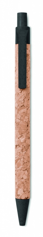 Logotrade promotional merchandise image of: Cork/ Wheat Straw/ABS ball pen