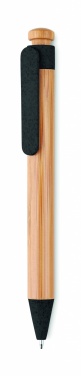 Logotrade promotional giveaway picture of: Bamboo/Wheat-Straw ABS ball pen