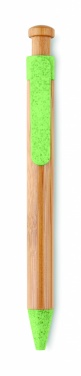 Logo trade promotional item photo of: Bamboo/Wheat-Straw ABS ball pen