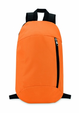 Logo trade business gifts image of: Backpack with front pocket