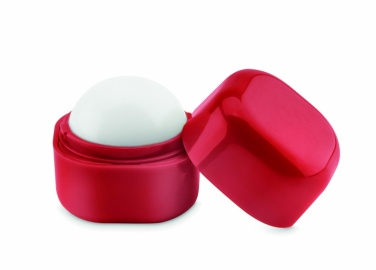Logo trade promotional giveaways picture of: Lip balm in cube box