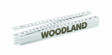 Logo trade promotional products image of: Folding ruler 2m