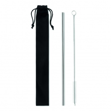 Logotrade promotional merchandise picture of: SS straw and brush in pouch