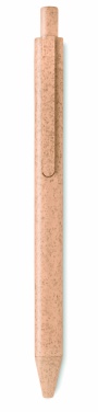 Logotrade business gift image of: Wheat Straw/ABS push type pen