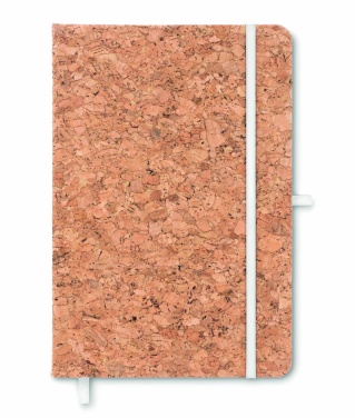 Logotrade advertising products photo of: A5 cork notebook 96 lined